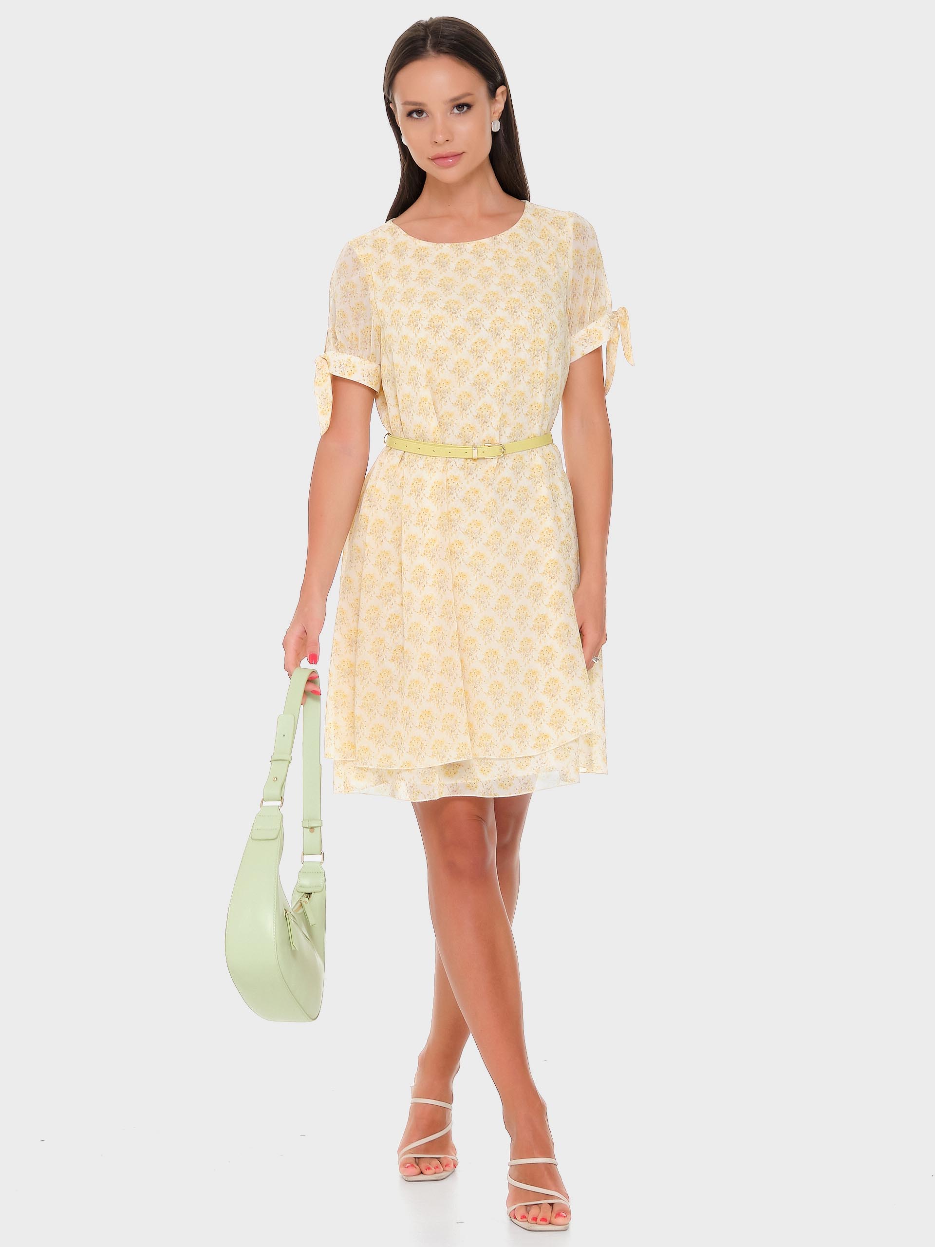 Платье PRIZ 393507 банановый купить с доставкой по России | BelaRosso-shop.ru